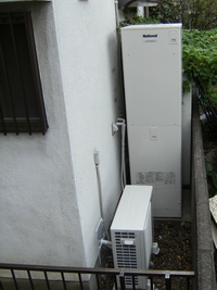 オール電化(室外機)のリフォーム施工事例