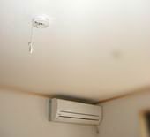 家庭用火災報知器も設置しました