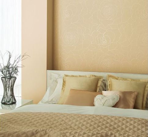 ゆっくり休める 寝室に最適な壁紙 クロス Ba4123 Ba4124 の使用例 家 の総合業者 ジャパントータルアート Jta
